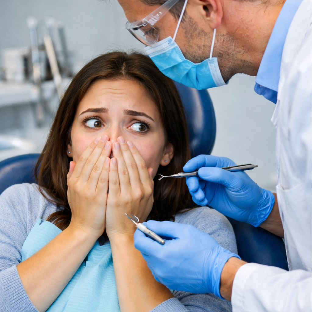 Medo de dentista? Aqui o cuidado começa pelo seu conforto.